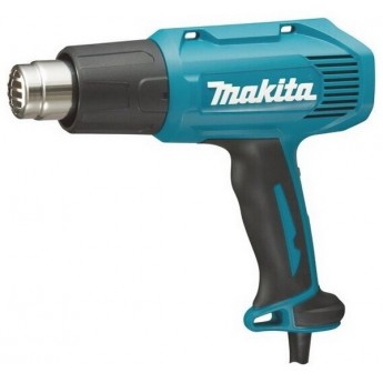 Строительный фен MAKITA HG6031VK (1800 Вт, 50-600*C,250/500л/мин,4 насадки, 0,67 кг, кейс)